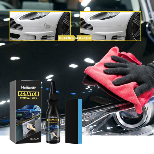 100ml Car Scratch Repair Paste With Sponge Applicator Polishing Wax For Deep Scratches 2