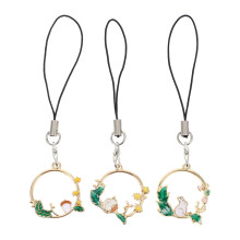 9 Pcs Decorative Garland Mobile Phone Pendant Short Style