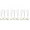 9 Pcs Decorative Garland Mobile Phone Pendant Short Style 4