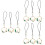 9 Pcs Decorative Garland Mobile Phone Pendant Short Style 6