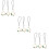 9 Pcs Decorative Garland Mobile Phone Pendant Short Style 9