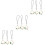 9 Pcs Decorative Garland Mobile Phone Pendant Short Style 5