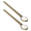 6 Pcs Metal Bookmark Ruler With Crystal Stone Decor 11