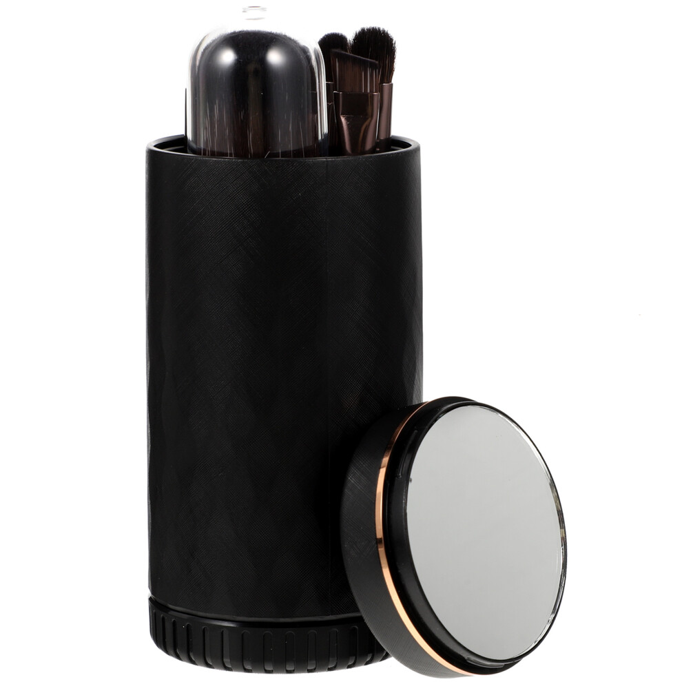 Solustre 2 Sets Professional Cosmetic Brushes With Mirror