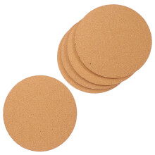 10 Pcs Round Flower Cork Mats For Flowerpots Plant Coasters