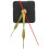 4 Sets Wall Clock Mechanism With Hands Replacement Accessories 3