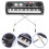 2 Sets Paper Synthesizer Mini Electronic Keyboard Desktop Decor 9
