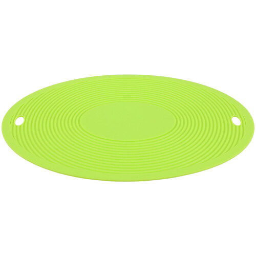 3Pcs Heat Resistant Silicone Trivet Mat Large Oval