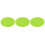 3Pcs Heat Resistant Silicone Trivet Mat Large Oval 6