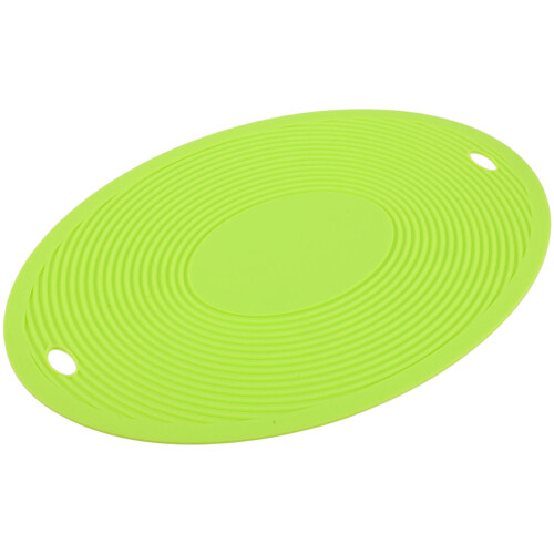 3Pcs Heat Resistant Silicone Trivet Mat Large Oval 1