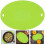 3Pcs Heat Resistant Silicone Trivet Mat Large Oval 11