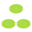3Pcs Heat Resistant Silicone Trivet Mat Large Oval 7
