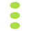 3Pcs Heat Resistant Silicone Trivet Mat Large Oval 9
