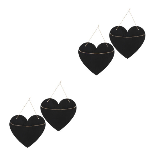 4 Pcs Chalkboard Sign Erasable Message Board For Home Decor 2