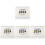 4Pcs Decorative Desktop Calendar Standing Household Calendar 4