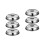6 Pcs Stainless Steel Dome Cover For Steak Serving 6
