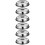 6 Pcs Stainless Steel Dome Cover For Steak Serving 7
