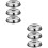 6 Pcs Stainless Steel Dome Cover For Steak Serving 8