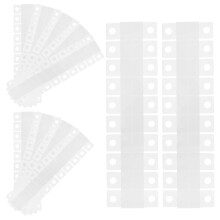 1440 Pcs Clear Self Adhesive Hang Tabs With Slot Hole For Retail