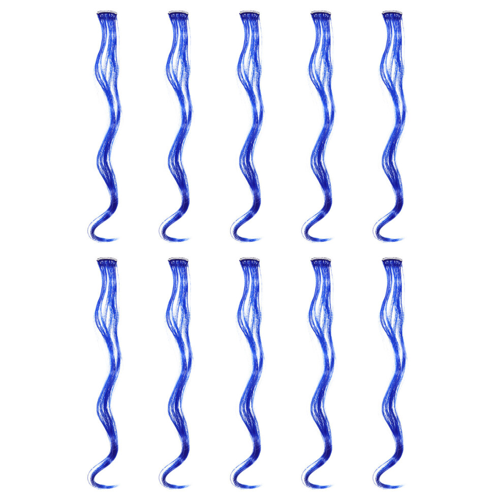 Artibetter Raindrops 10Pcs Clip In Hair Extensions High Temperature Wire 50X3.2in