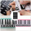 4Pcs Melodica Keyboard Pitch Stickers For Practice Black 8