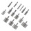 15Pcs 6-50Mm Diamond Coated Hole Saw Cutting Kit 6