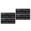 4Pcs Melodica Keyboard Pitch Stickers For Practice Black 1