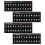4Pcs Melodica Keyboard Pitch Stickers For Practice Black 11