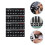 4Pcs Melodica Keyboard Pitch Stickers For Practice Black 10