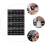 4Pcs Melodica Keyboard Pitch Stickers For Practice Black 6