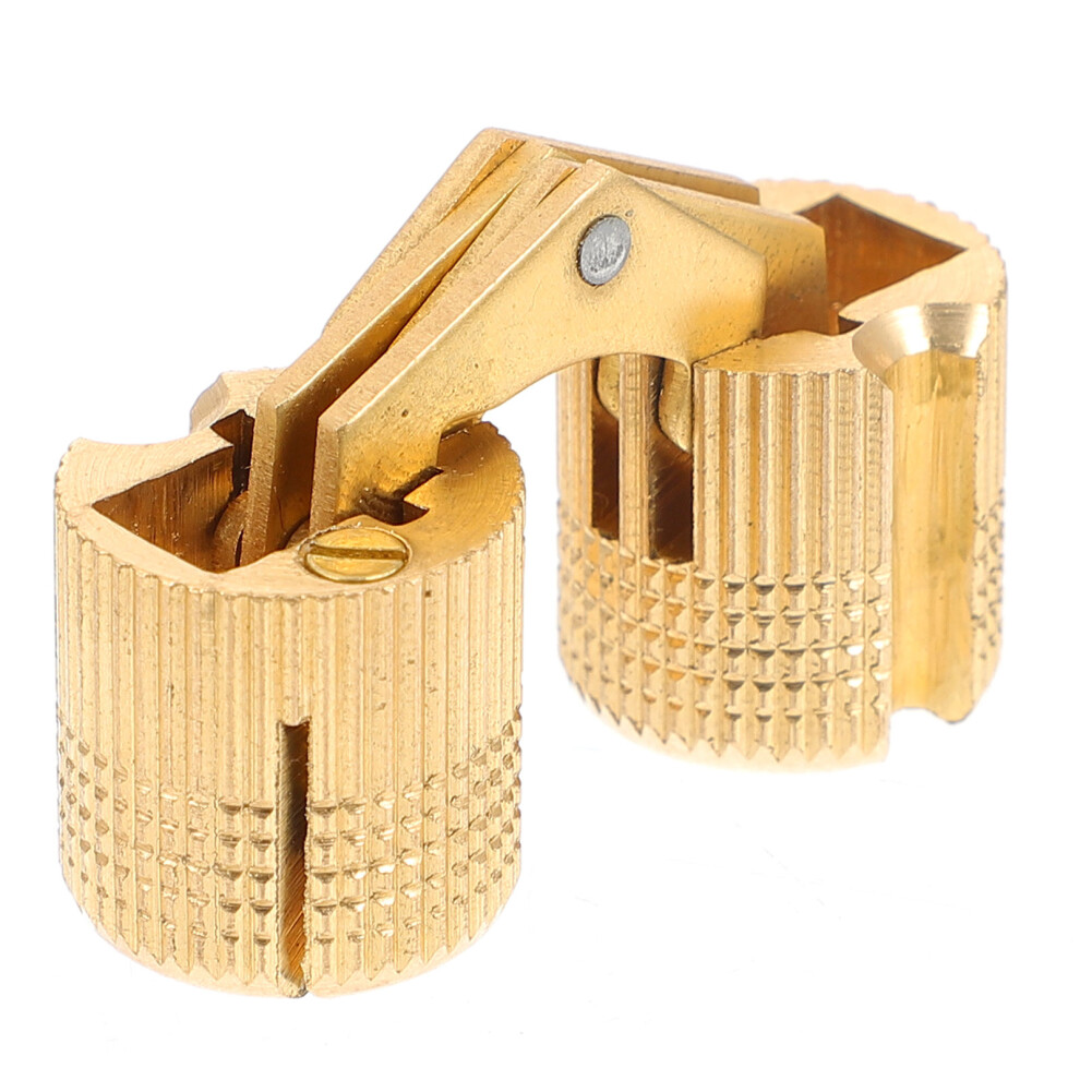 2Pcs Hidden Rotating Pivot Hinge Copper Furniture Hinges 14Mm 3352160622439