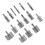15Pcs 6-50Mm Diamond Coated Hole Saw Cutting Kit 4
