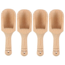 12 Pcs Wooden Salt Tea Scoop For Daily Use