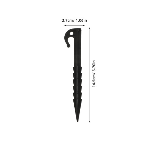 20Pcs Plastic Tent Stakes Windproof Ground Pegs For Camping 1