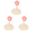 3Pcs Knitted Hat For Small Pets Hamster Snake Decorative 9