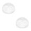 2Ensembles Cache-Sol Floral Détachable Transparent Pour Plantation 10