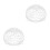 2Ensembles Cache-Sol Floral Détachable Transparent Pour Plantation 5