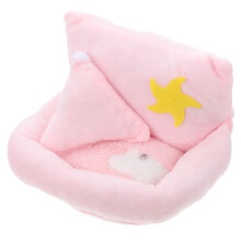 4Pcs Sugar Glider Bed Guinea Pig House Hamster Plush Nest Hideout Toy