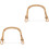 2Pcs Teapot Wood Handle Replacement Grips 5