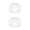 2Ensembles Cache-Sol Floral Détachable Transparent Pour Plantation 6