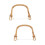 2Pcs Teapot Wood Handle Replacement Grips 9