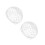 2Ensembles Cache-Sol Floral Détachable Transparent Pour Plantation 9