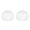 2Ensembles Cache-Sol Floral Détachable Transparent Pour Plantation 7