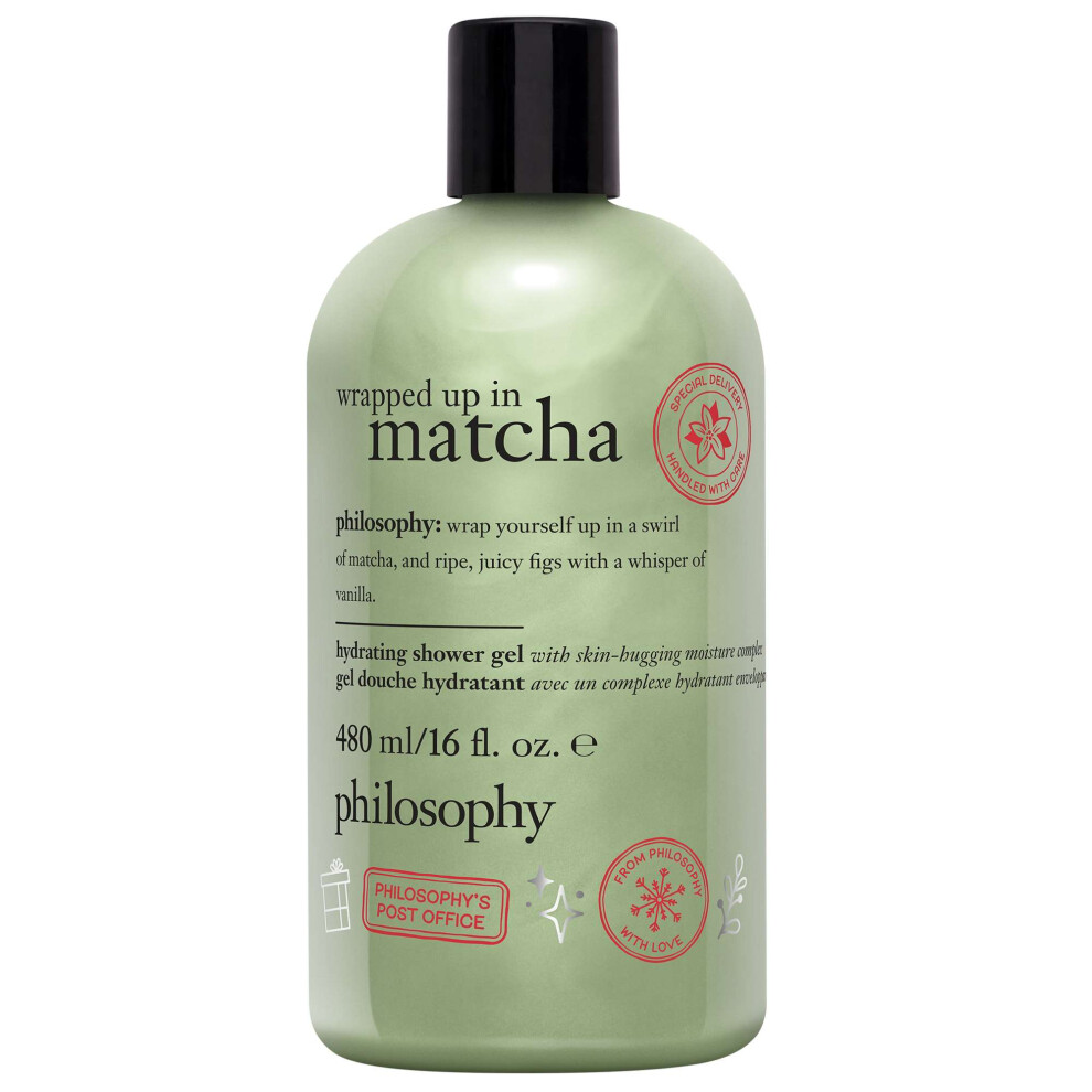 philosophy Bath & Shower Gels Wrapped Up In Matcha Shampoo, Shower Gel & Bubble Bath 480ml-image-OPC-PKWSZKM-NEW