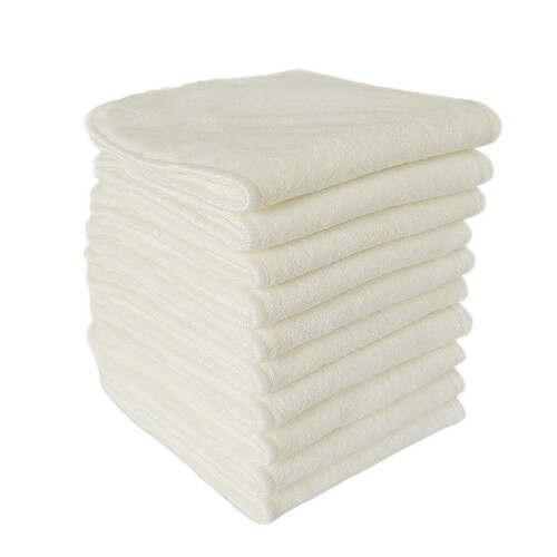 12 Pcs Bamboo Charcoal 5-Layer Reusable Diaper Inserts