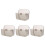 4Pcs Bathroom Wall Rack Storage Shelf Mounted Organizer Size S 7
