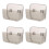 4Pcs Bathroom Wall Rack Storage Shelf Mounted Organizer Size S 2