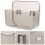 4Pcs Bathroom Wall Rack Storage Shelf Mounted Organizer Size S 9