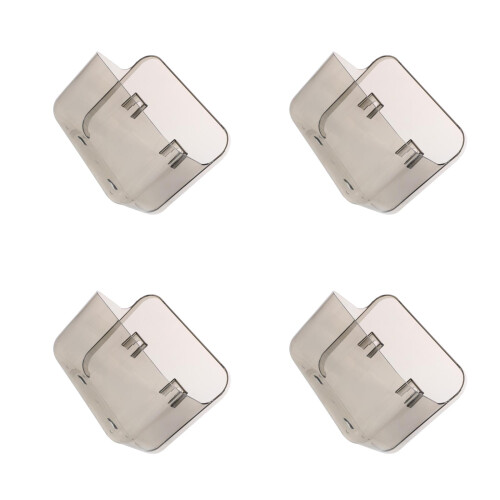 4Pcs Bathroom Wall Rack Storage Shelf Mounted Organizer Size S 2