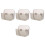 4Pcs Bathroom Wall Rack Storage Shelf Mounted Organizer Size S 8